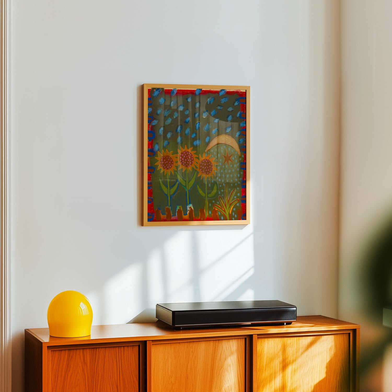 Dusk in the Sunflower Field